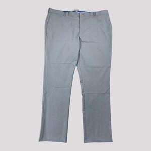 Peter Millar Raleigh Performance Pants 42x31 London Gray Wicking Two-Way Stretch